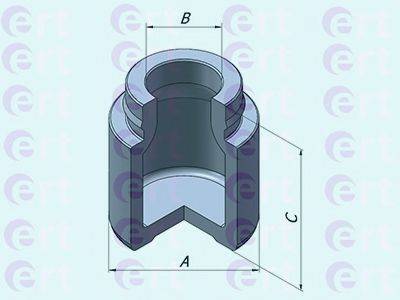ERT 151076C Поршень, корпус скоби гальма