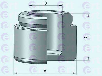 ERT 151087C Поршень, корпус скоби гальма