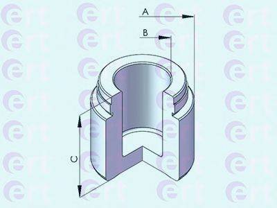 ERT 150978C Поршень, корпус скоби гальма