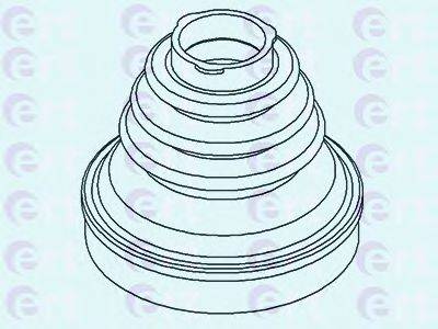 ERT 500434 Комплект пильника, приводний вал