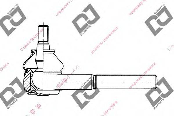 DJ PARTS DE1131 Наконечник поперечної кермової тяги