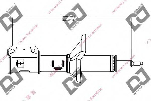 DJ PARTS DS1359GS Амортизатор