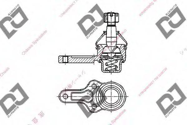 DJ PARTS DB1298 несучий / напрямний шарнір