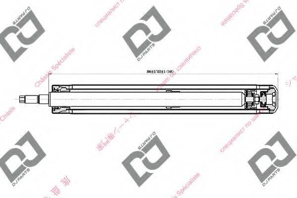 DJ PARTS DS1633HC Амортизатор