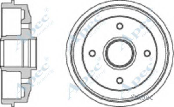 APEC BRAKING DRM9109 Гальмівний барабан