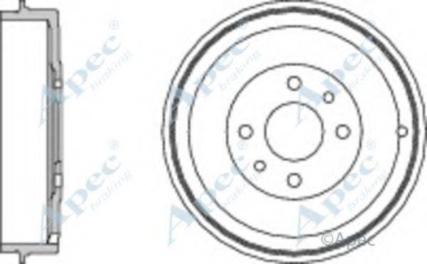 APEC BRAKING DRM9523 Гальмівний барабан