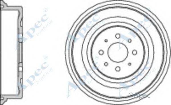 APEC BRAKING DRM9802 Гальмівний барабан