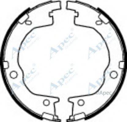 APEC BRAKING SHU746 Гальмівні колодки