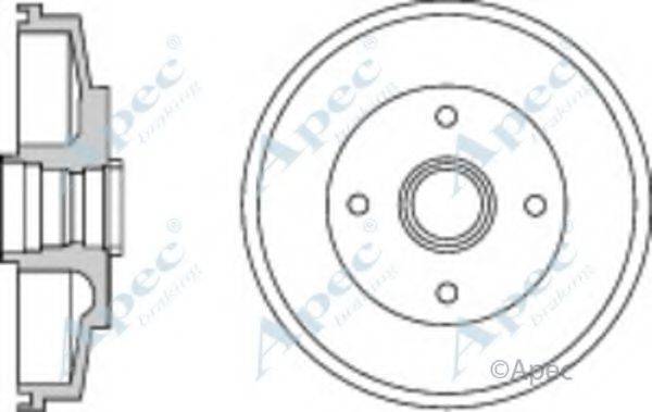 APEC BRAKING DRM9949 Гальмівний барабан