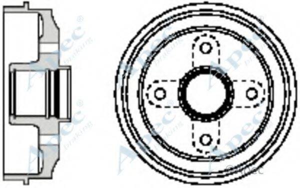 APEC BRAKING DRM9143 Гальмівний барабан