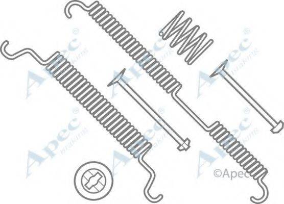 APEC BRAKING KIT608 Комплектуючі, гальмівна колодка