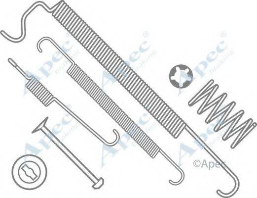 APEC BRAKING KIT610 Комплектуючі, гальмівна колодка