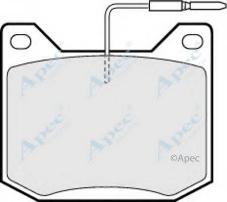 APEC BRAKING PAD562 Комплект гальмівних колодок, дискове гальмо