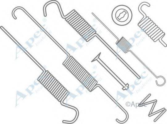 APEC BRAKING KIT719 Комплектуючі, гальмівна колодка