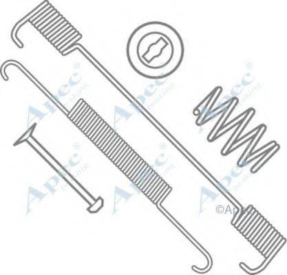 APEC BRAKING KIT738 Комплектуючі, гальмівна колодка