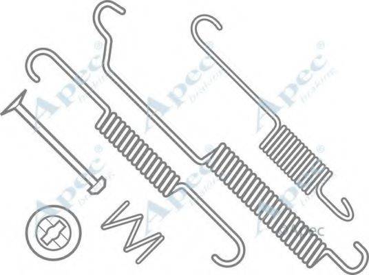 APEC BRAKING KIT765 Комплектуючі, гальмівна колодка