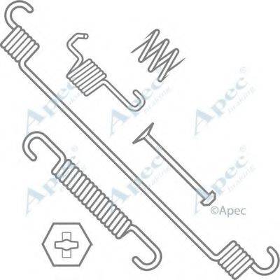 APEC BRAKING KIT772 Комплектуючі, гальмівна колодка