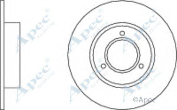 APEC BRAKING DSK105 гальмівний диск