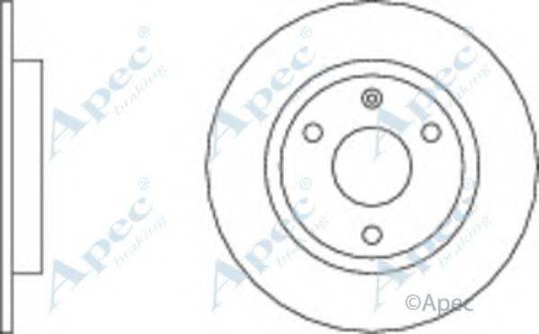 APEC BRAKING DSK124 гальмівний диск