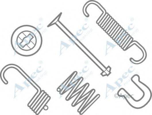 APEC BRAKING KIT869 Комплектуючі, гальмівна колодка