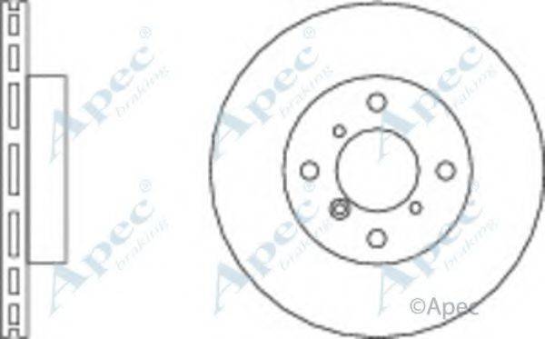 APEC BRAKING DSK2073 гальмівний диск