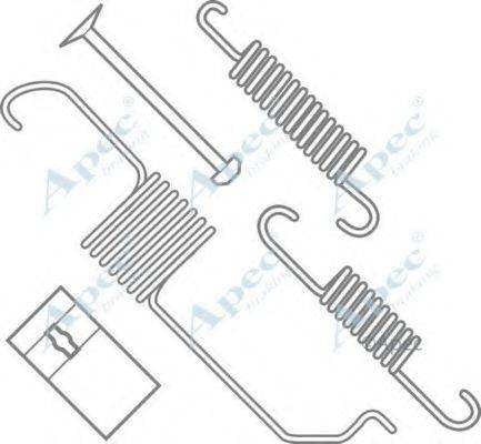 APEC BRAKING KIT963 Комплектуючі, гальмівна колодка