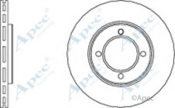 APEC BRAKING DSK291 гальмівний диск