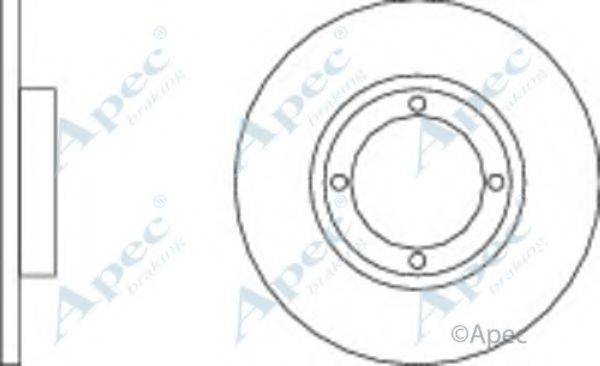 APEC BRAKING DSK301 гальмівний диск