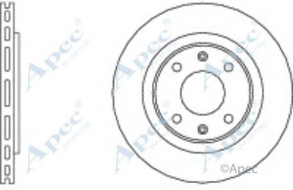 APEC BRAKING DSK519 гальмівний диск