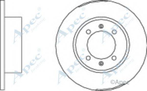 APEC BRAKING DSK520 гальмівний диск