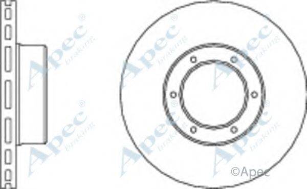 APEC BRAKING DSK727 гальмівний диск