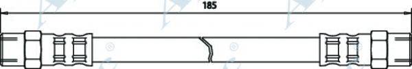 APEC BRAKING HOS3141 Гальмівний шланг