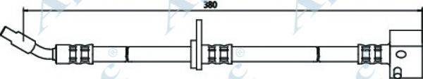 APEC BRAKING HOS3321 Гальмівний шланг