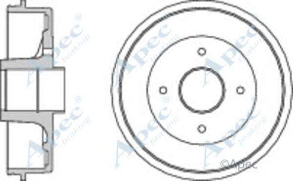 APEC BRAKING DRM9160 Гальмівний барабан