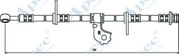 APEC BRAKING HOS3377 Гальмівний шланг