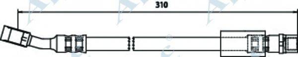 APEC BRAKING HOS3445 Гальмівний шланг
