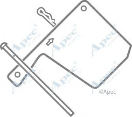 APEC BRAKING KIT246 Комплектуючі, гальмівні колодки