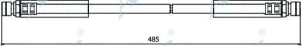 APEC BRAKING HOS4038 Гальмівний шланг