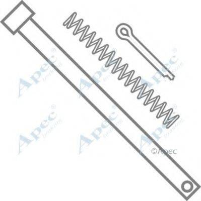 APEC BRAKING KIT322 Комплектуючі, гальмівні колодки