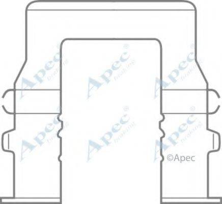 APEC BRAKING KIT526 Комплектуючі, гальмівні колодки