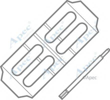 APEC BRAKING KIT551 Комплектуючі, гальмівні колодки