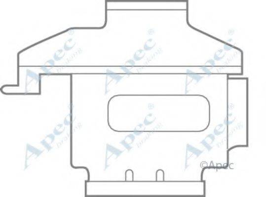 APEC BRAKING KIT587 Комплектуючі, гальмівні колодки