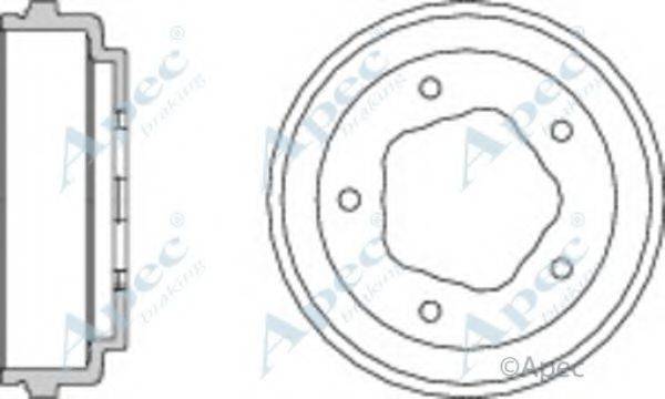 APEC BRAKING DRM9510 Гальмівний барабан