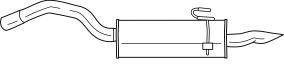 SIGAM 20671 Глушник вихлопних газів кінцевий
