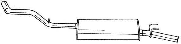 SIGAM 50630 Глушник вихлопних газів кінцевий