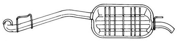 SIGAM 50666 Глушник вихлопних газів кінцевий