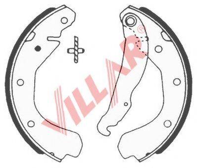 VILLAR 6290560 Комплект гальмівних колодок