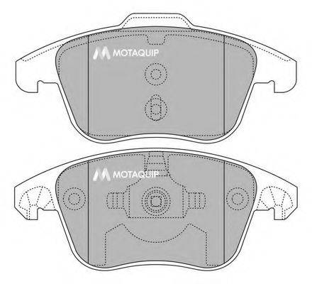 MOTAQUIP LVXL1373 Комплект гальмівних колодок, дискове гальмо