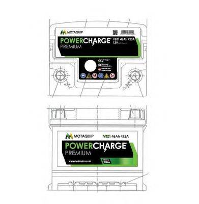 MOTAQUIP VBZ1 Стартерна акумуляторна батарея