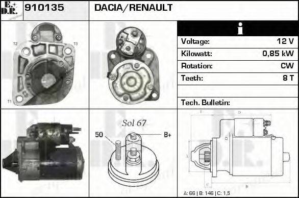 EDR 910135 Стартер